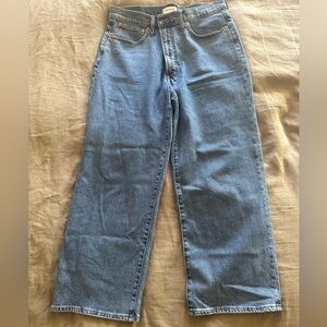 Madewell perfect vintage wide leg jean size 31